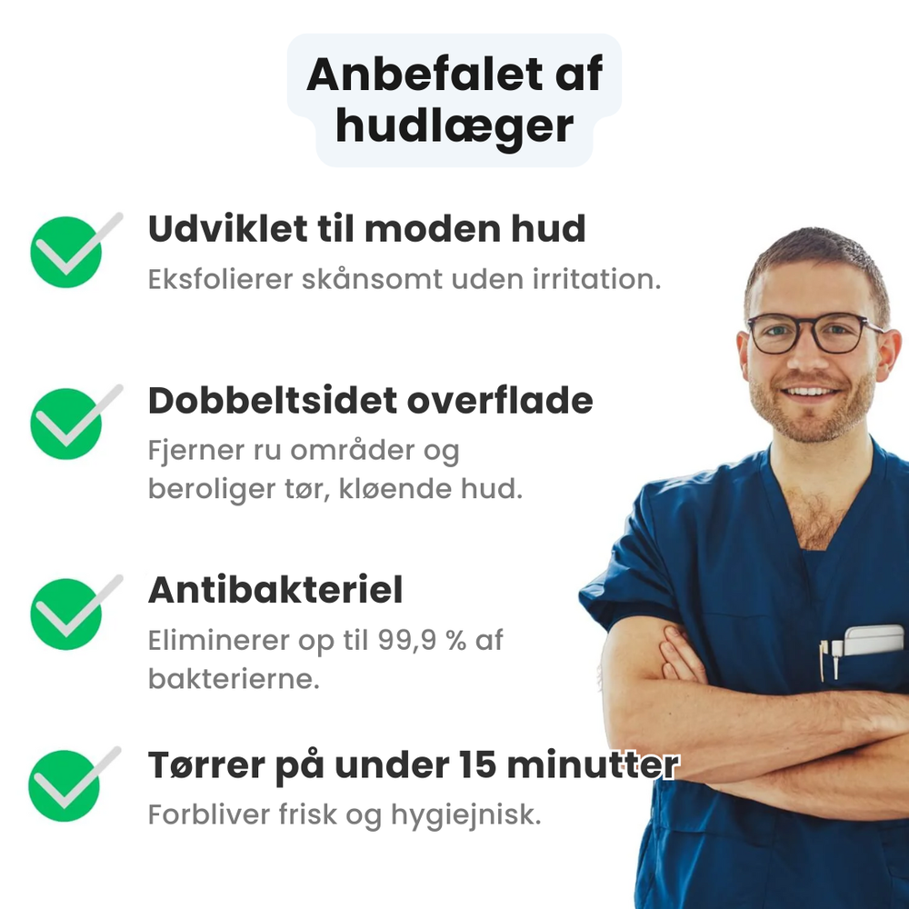 Lucents™ Eksfolierende Antibakteriel Badehåndklæde
