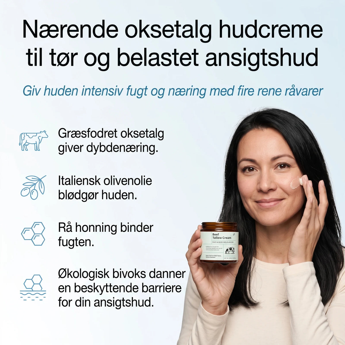 Nærende Oksetalg Hudcreme Til Tør Og Belastet Hud — 3