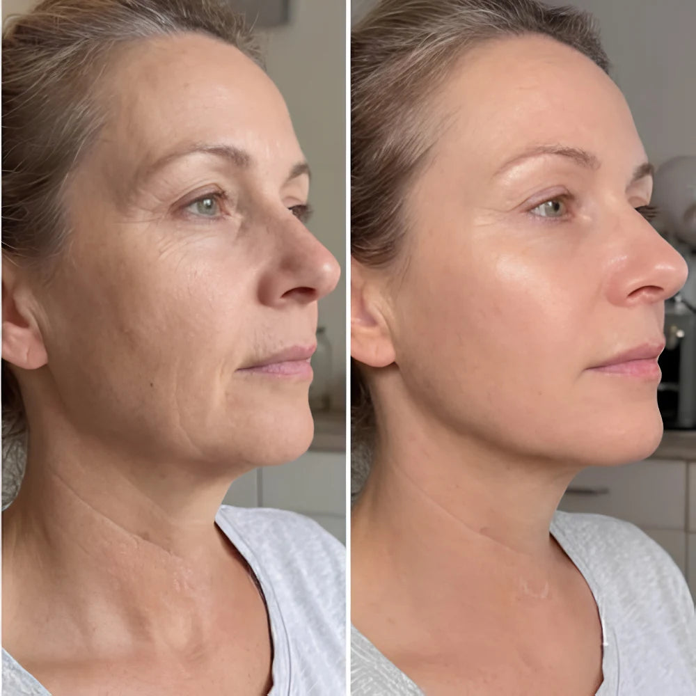 PDRN Bio-Kollagen Stift Til Målrettet Fylde Og Fasthed, before/after 1