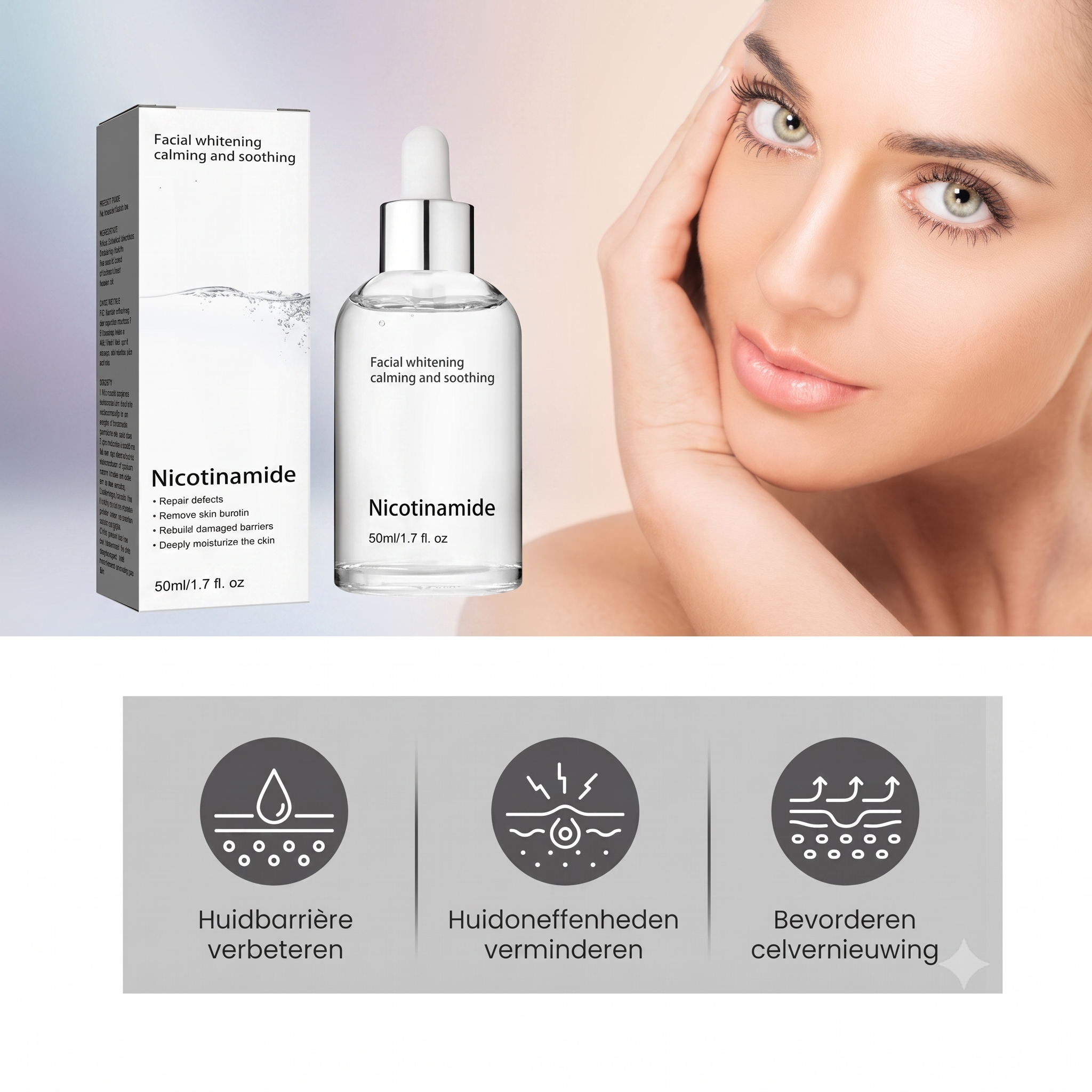 NiaRadiant™ | Hududglattende Serum
