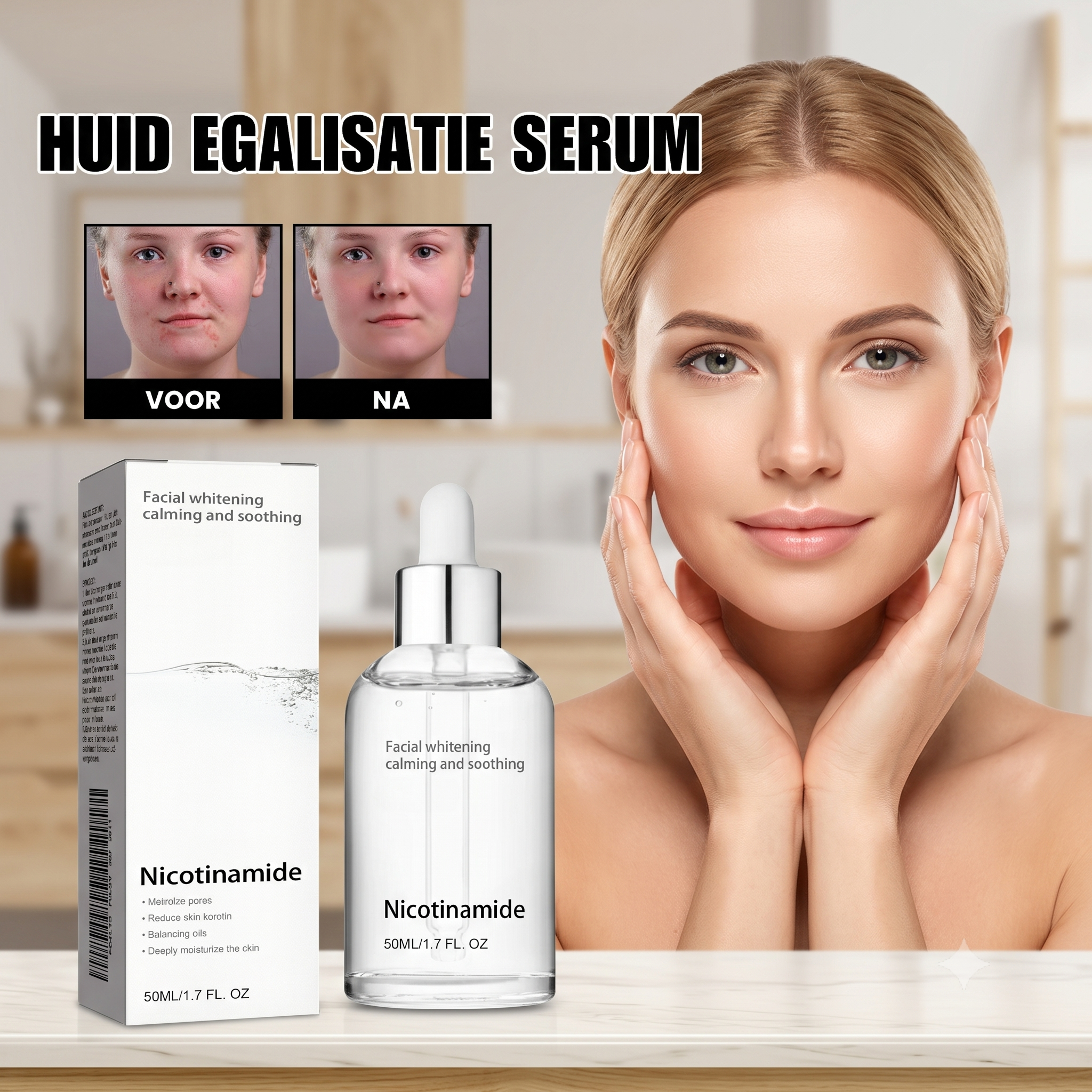 NiaRadiant™ | Hududglattende Serum