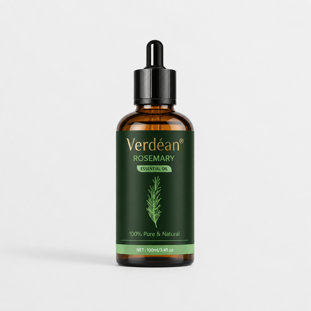 Verdéan™ Rosemary Hair Oil Serum Stimulerer hårvækst og gør dit hår synligt fyldigere og stærkere