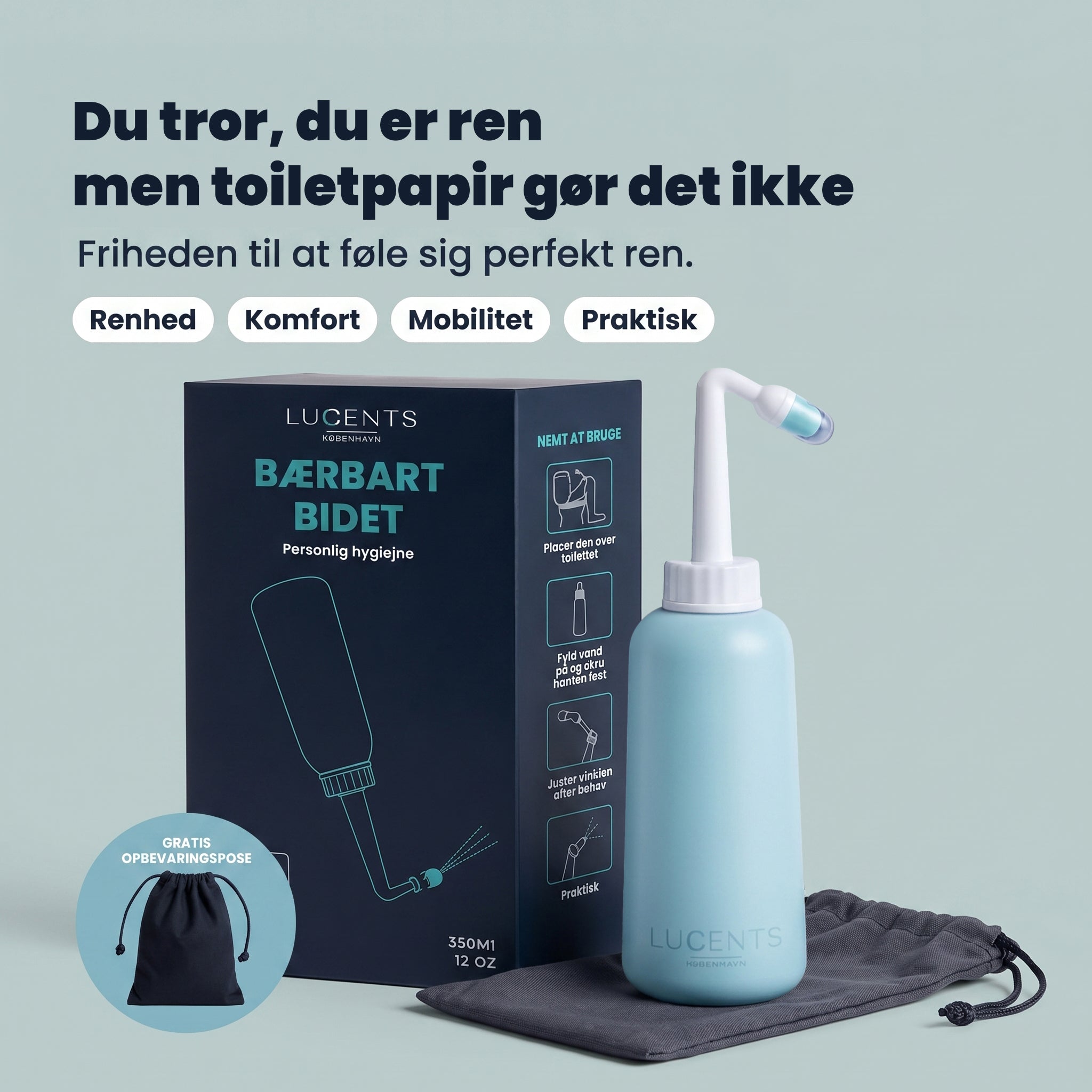 Lucents™ CleanFlow Bidet